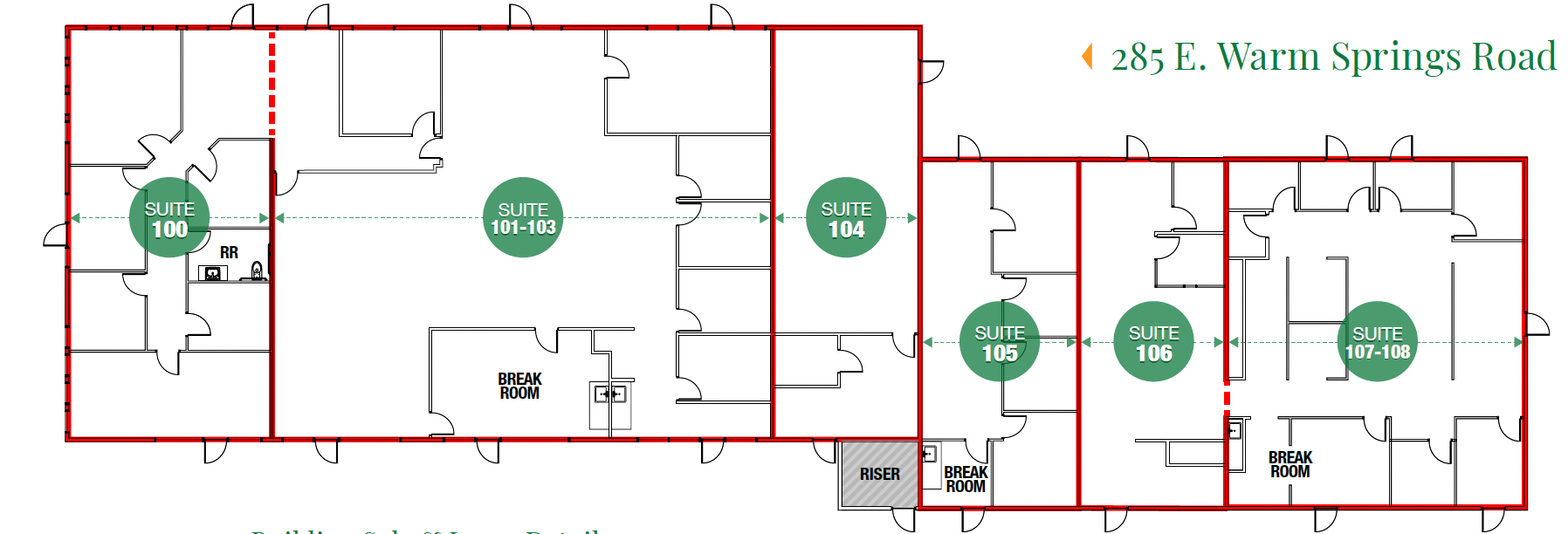 285 E. Warm Springs Road floor plan