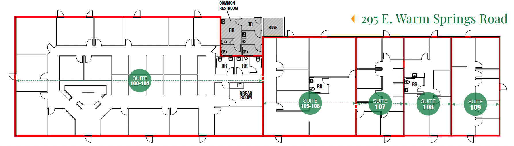 295 E. Warm Springs Road floor plan